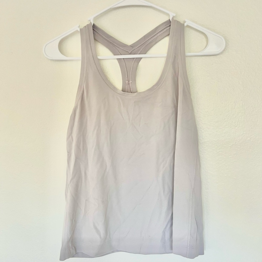 Cool racerback waist length/cropped tank